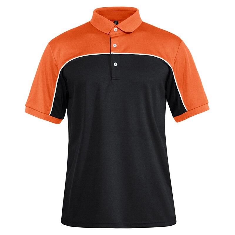 Color Block T-Shirts Mens Short Sleeve Polo Shirts Fashion Casual Golf - Sportkyu