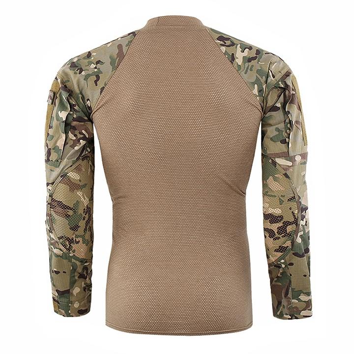 Men Summer Tactical T-shirt Army Combat Airsoft Tops Long Sleeve