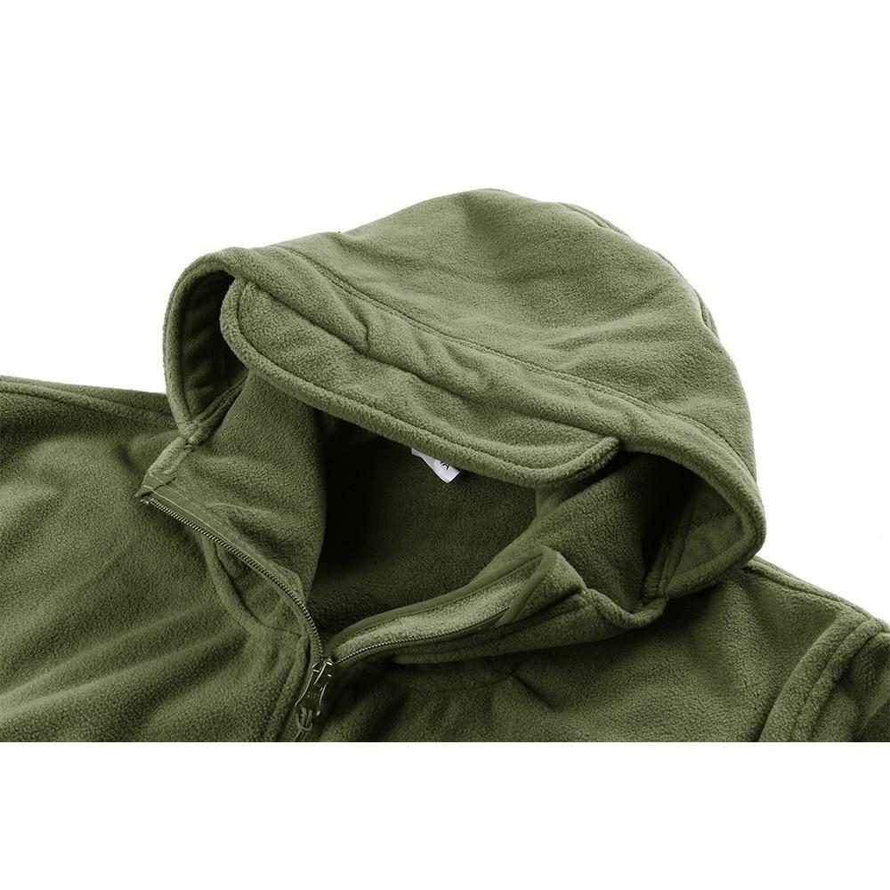 Winter Airsoft Military Jacket Men Fleece Tactical Jacket Thermal