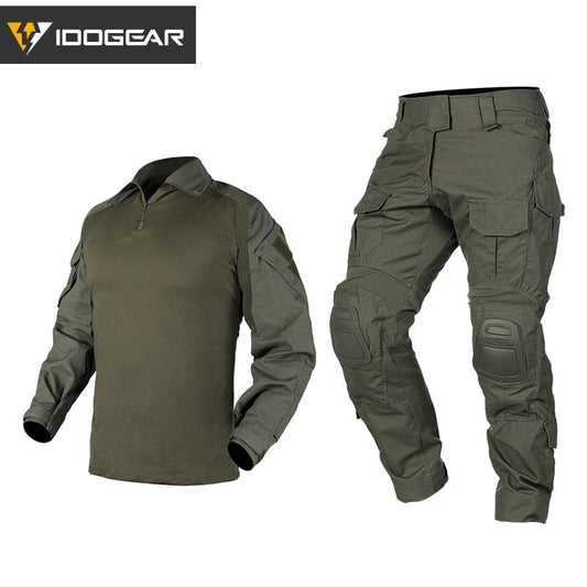 Tactisch G3-gevechtspak Shirt en broek Kniebeschermers Update Ver Camo