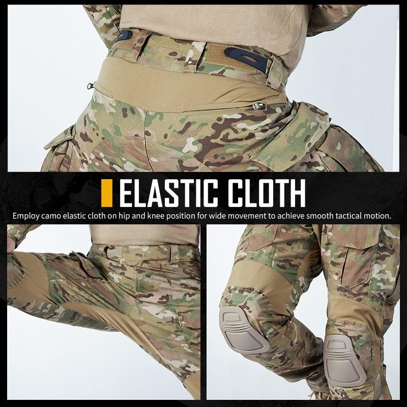 Tactical G3 Combat Suit  Shirt & Pants Knee Pads Update Ver Camo