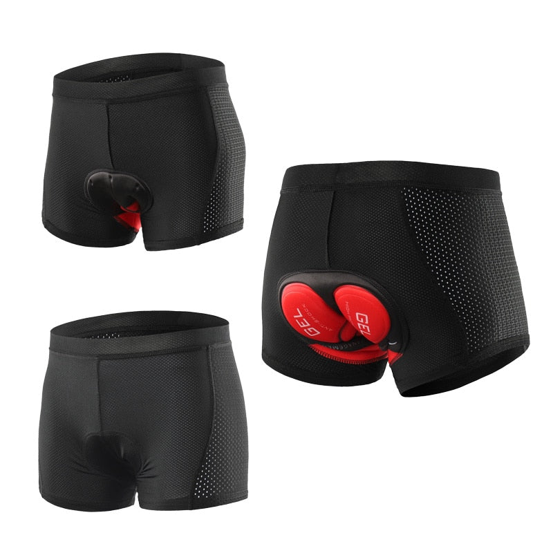 Upgrade Cycling Underwear Pro 3D Gel Pad Mountain Bike MTB Shorts