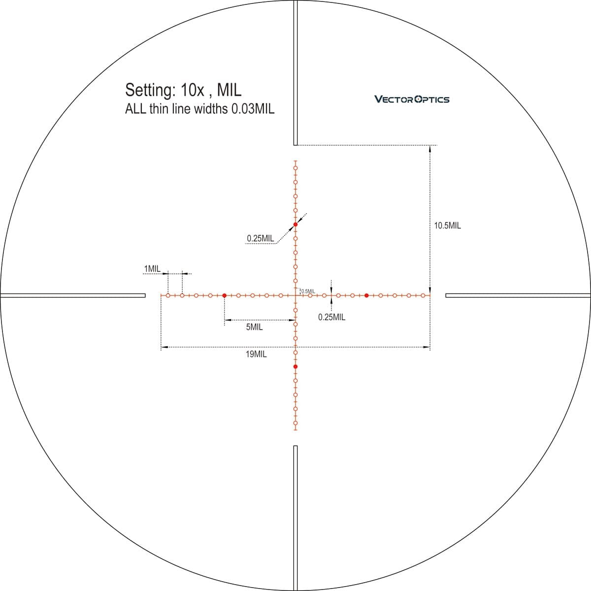 Vector Optics Continental HD 5-30x56 Hunting Riflescope 1/4 MOA Fit - Sportkyu