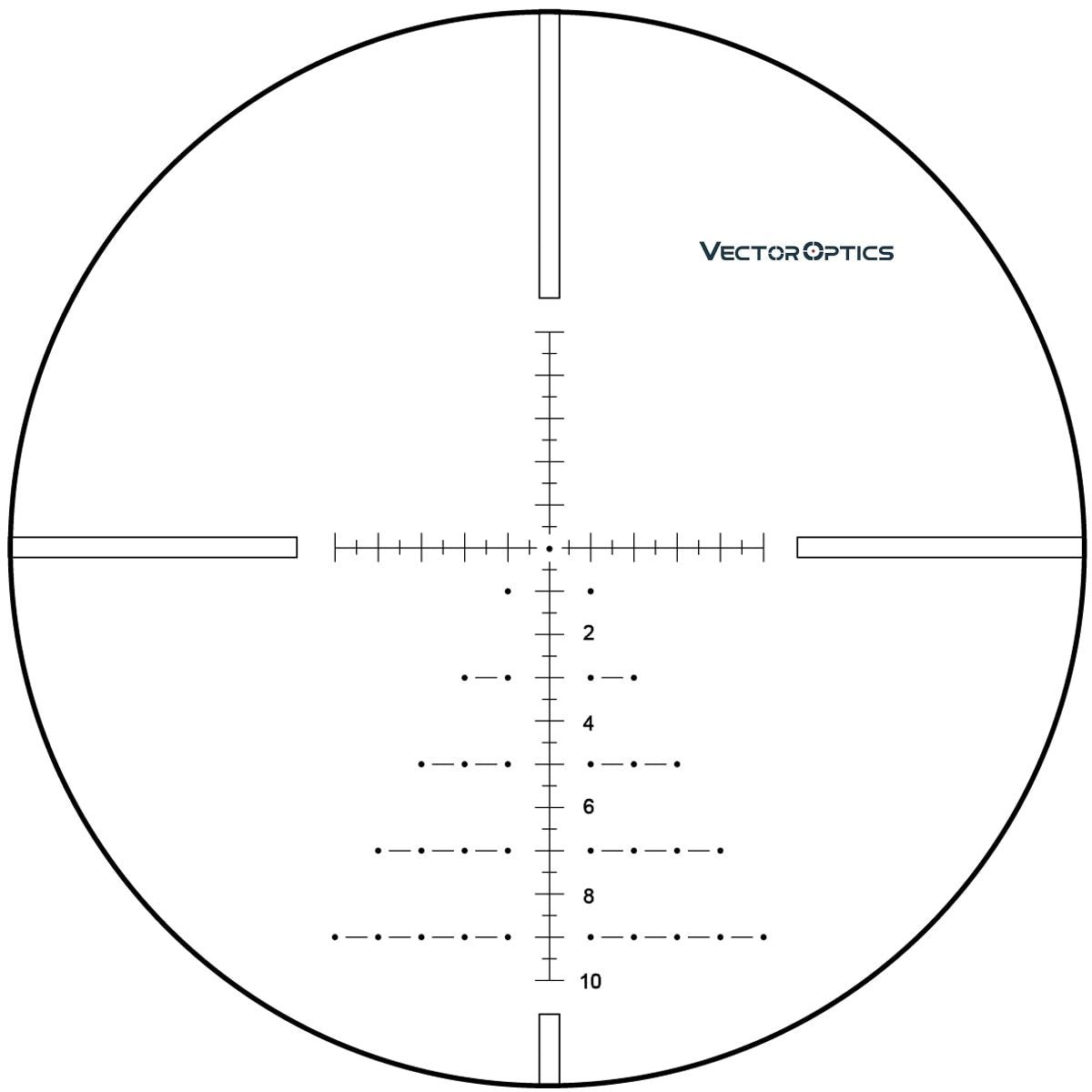 „Optics Paragon 6-30x56 GenII“ medžioklinis šautuvas, taktinis taikinys