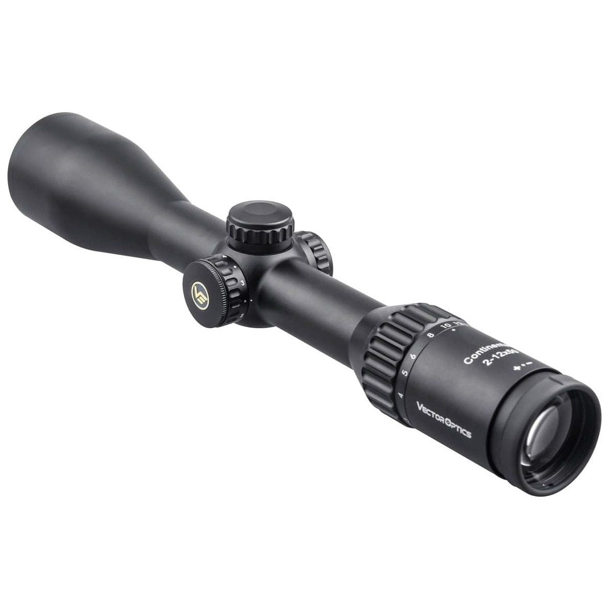 Optics Continental HD 2-12x50 Hunting Scopes 1/4 MOA Rifle Scope - Sportkyu