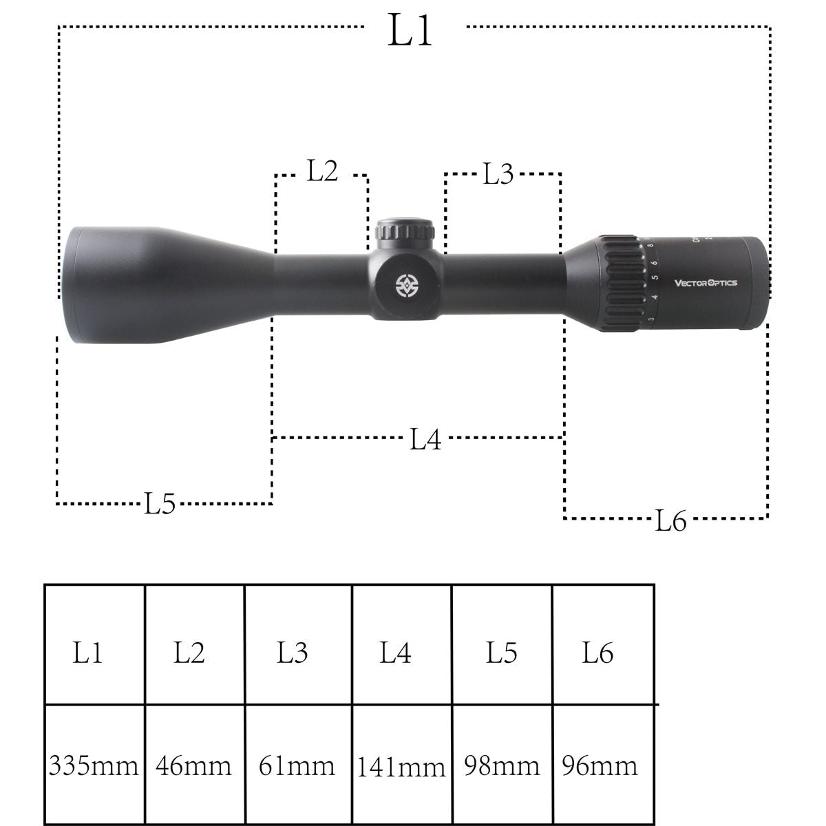 Optics Continental HD 2-12x50 Hunting Scopes 1/4 MOA Rifle Scope - Sportkyu