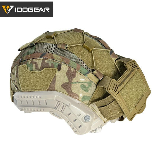 Tactical Helmet Cover For Maritime Helmet with NVG Battery Pouch