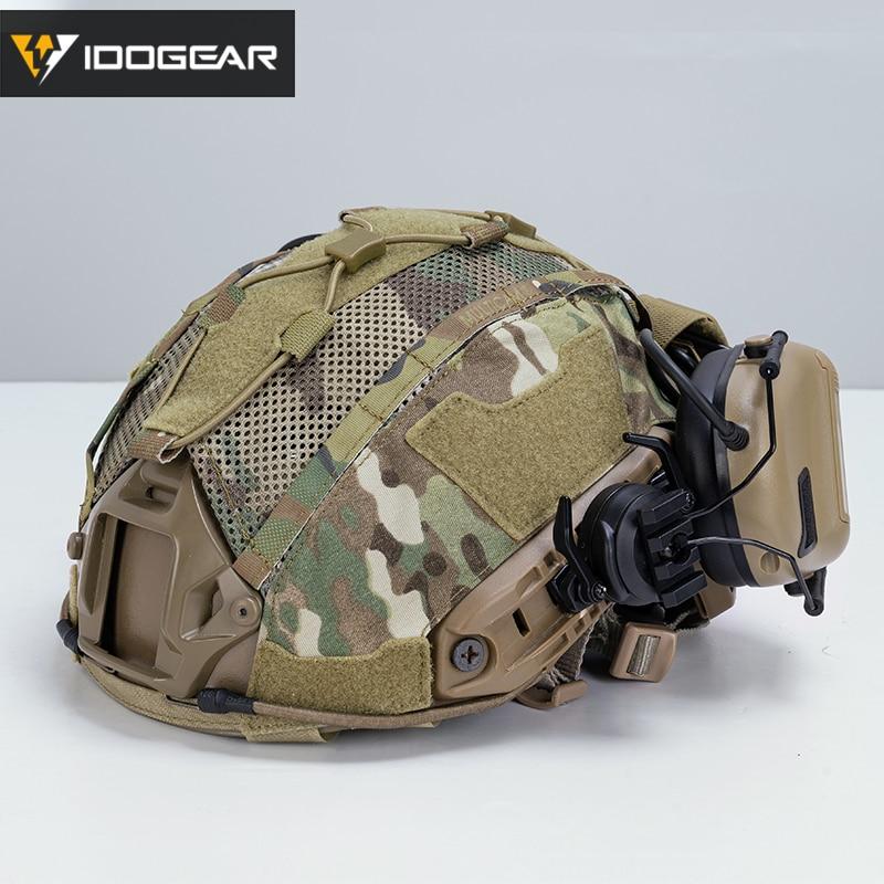 Tactical Helmet Cover For Maritime Helmet with NVG Battery Pouch