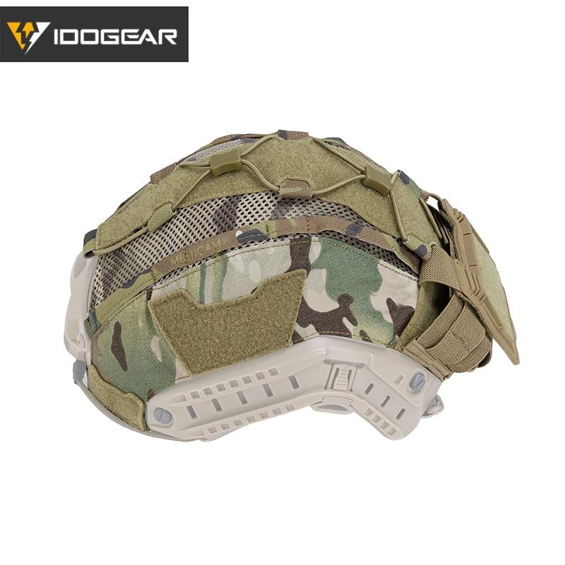 Tactical Helmet Cover For Maritime Helmet with NVG Battery Pouch