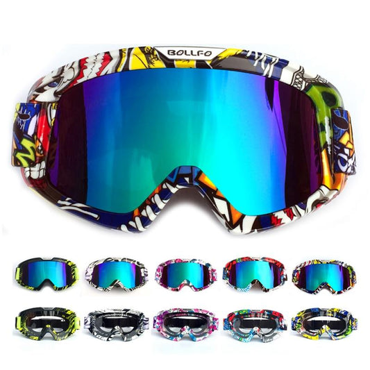 Outdoor Motorcycle Goggles Cycling UV400 MX Off-Road Ski Sport ATV