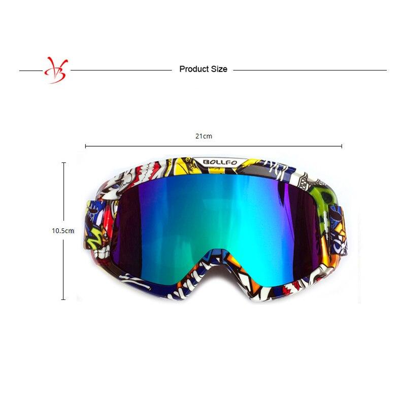 Outdoor Motorcycle Goggles Cycling UV400 MX Off-Road Ski Sport ATV