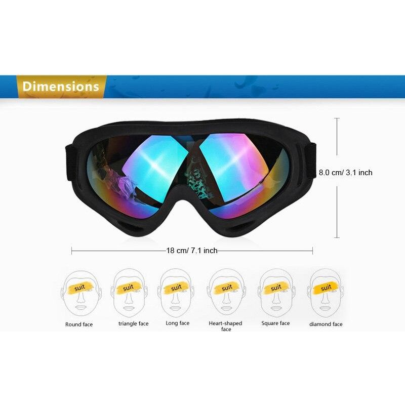 Winter Snow Sports Goggles UV400 Protection Light-Weight - Sportkyu