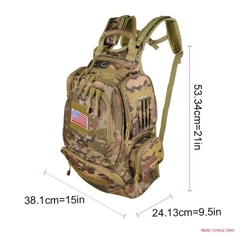 40L Large Capacity Men's Camping Backpack Male Army Military Tactical