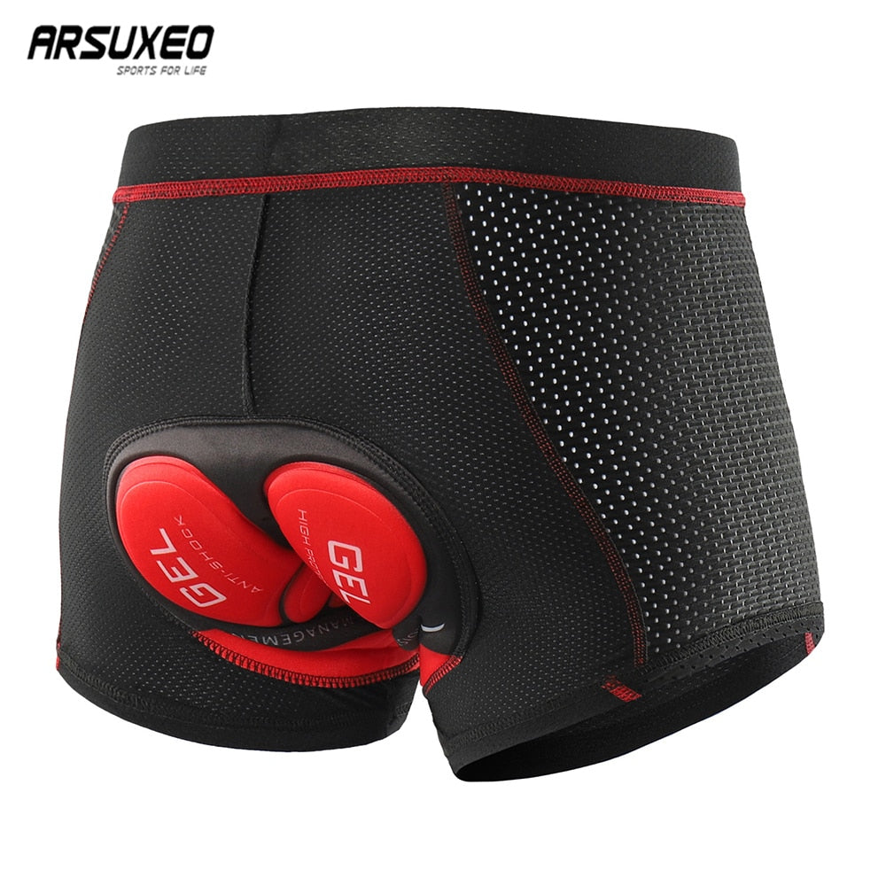 Upgrade Cycling Underwear Pro 3D Gel Pad Mountain Bike MTB Shorts