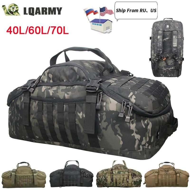 40L 60L 70L Men Army Military Tactical Waterproof Backpack Molle