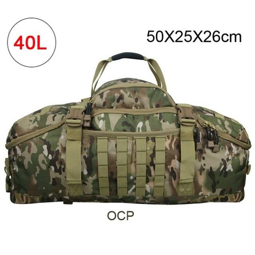 40L 60L 70L Men Army Military Tactical Waterproof Backpack Molle