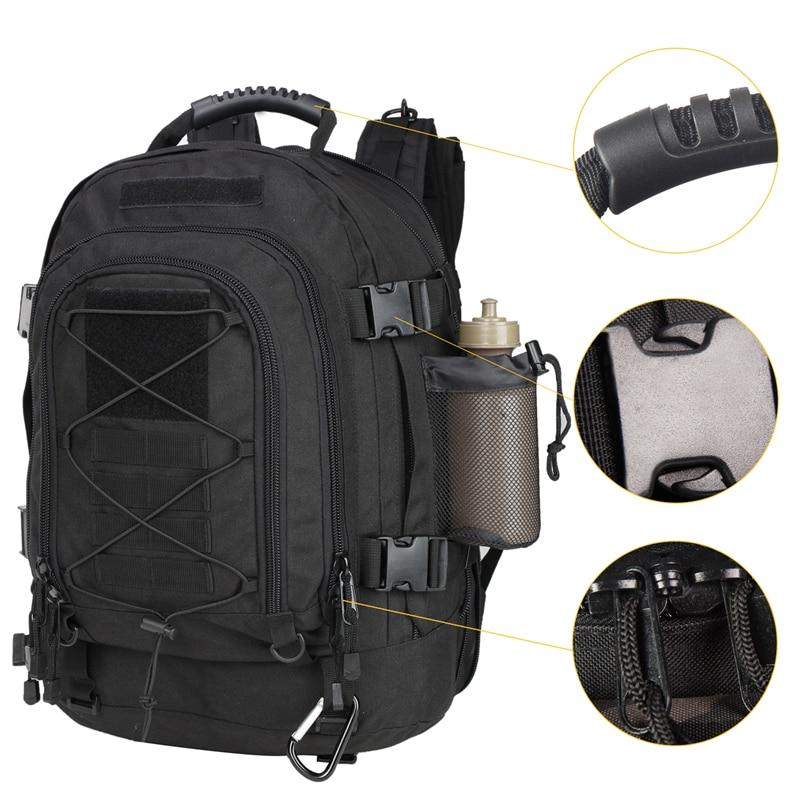 60L Military Tactical Backpack Army Molle Assault Rucksack 3P Outdoor - Sportkyu