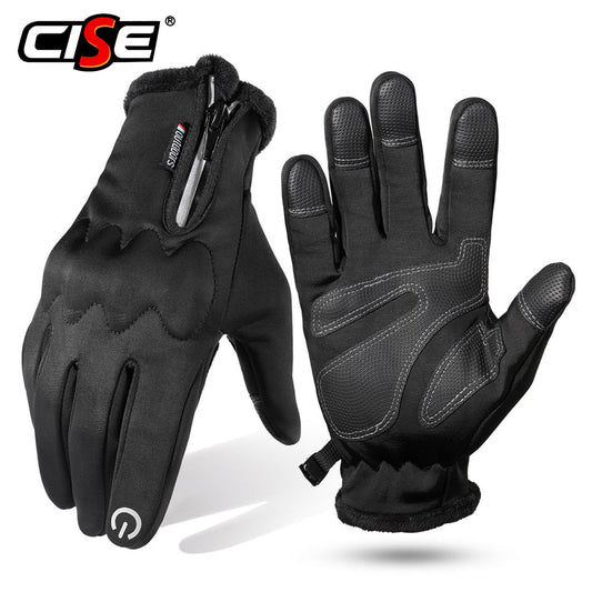 Touchscreen motorfiets lange vingerhandschoenen Winter Warm Moto Motocross