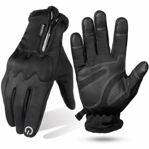 Touchscreen Motorcycle Full Finger Gloves Winter Warm Moto Motocross