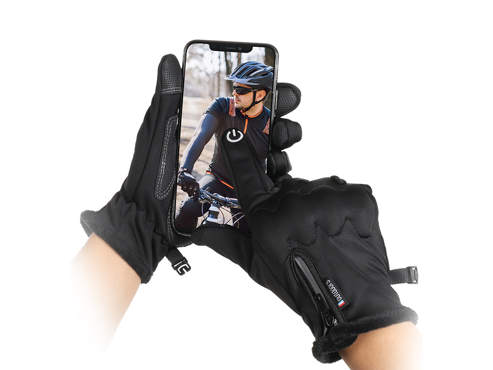 Touchscreen Motorcycle Full Finger Gloves Winter Warm Moto Motocross