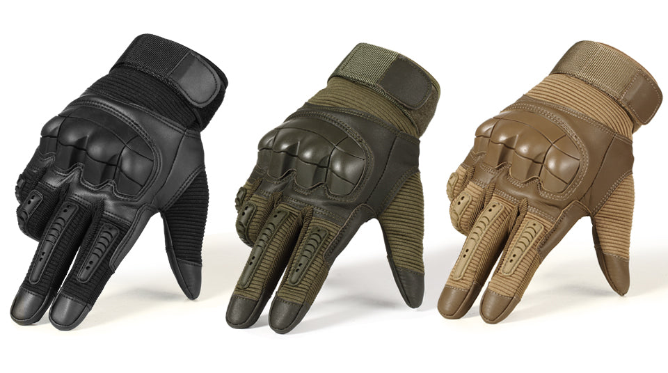 Touchscreen PU Leather Motorcycle Gloves