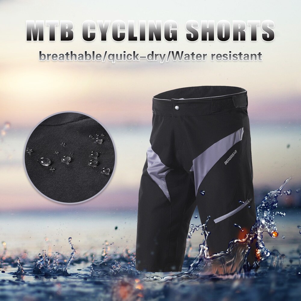 Mens MTB Shorts Biker Outdoor Sports Cycling Shorts Mountain Bike