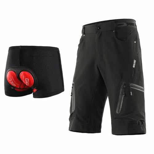 Men Outdoor Sports Cycling Shorts MTB Downhill Trousers Mountain Bike