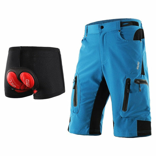 Men Outdoor Sports Cycling Shorts MTB Downhill Trousers Mountain Bike