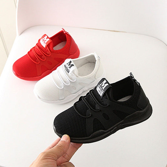 Kinderen Baby Kinderschoenen Baby Meisjes Jongens Schoenen Letter Mesh Sport Run