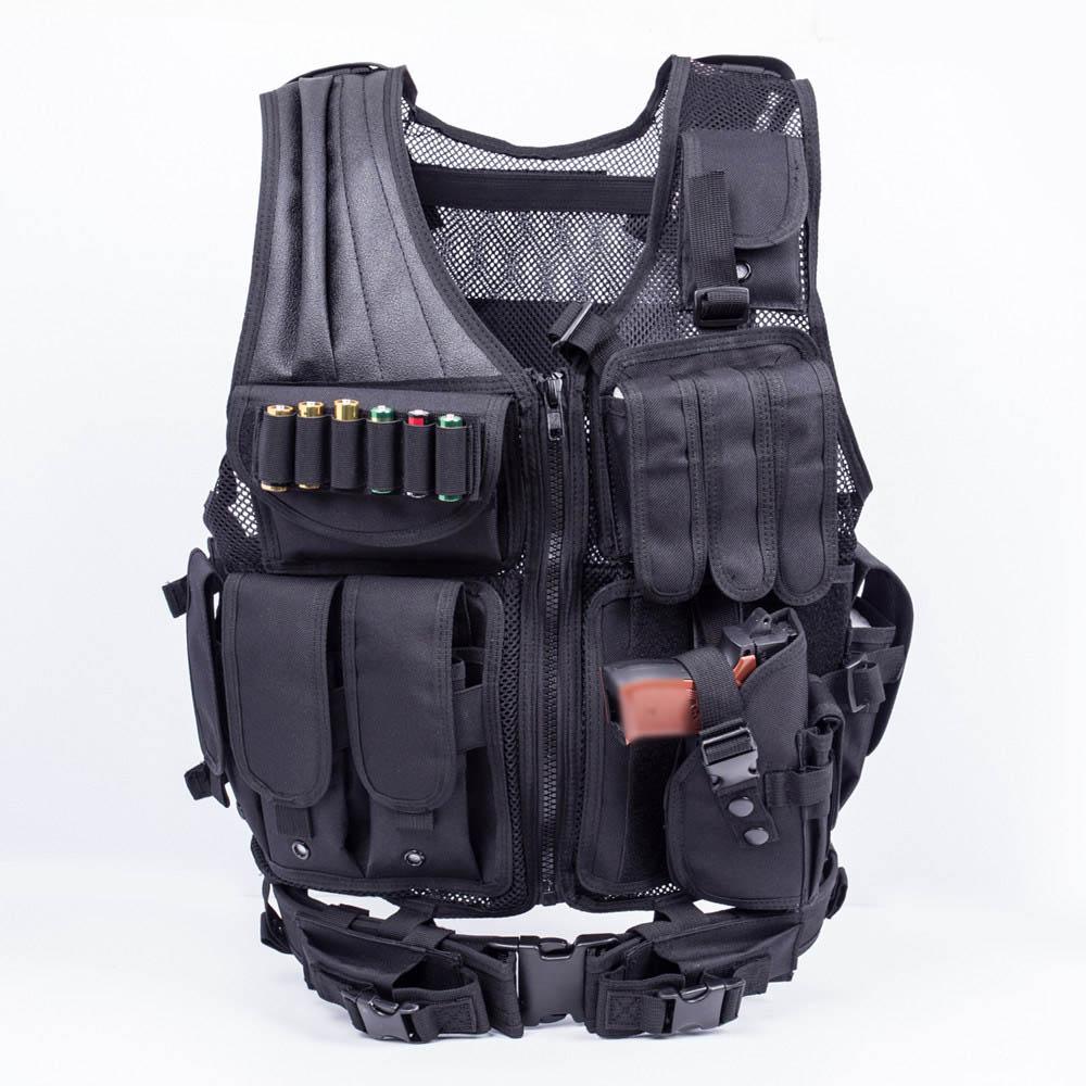 Adjustable Tactical Army Airsoft Molle Vest Combat Hunting Vest with