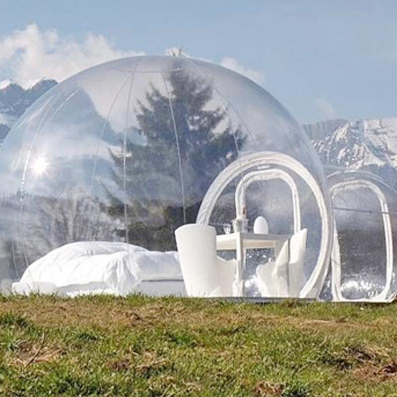 2019 New Inflatable Bubble Hotel 3M/4M/5M Dia Bubble Tent For Camping - Sportkyu