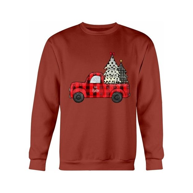 Christmas Tree Truck Sweatshirt