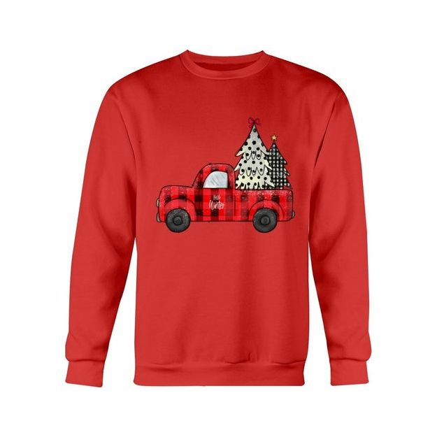 Christmas Tree Truck Sweatshirt