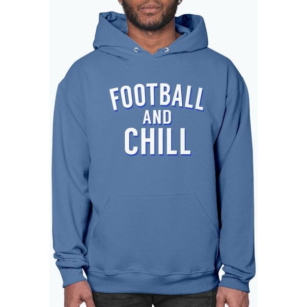 Football and Chill - Sports- Hoodie