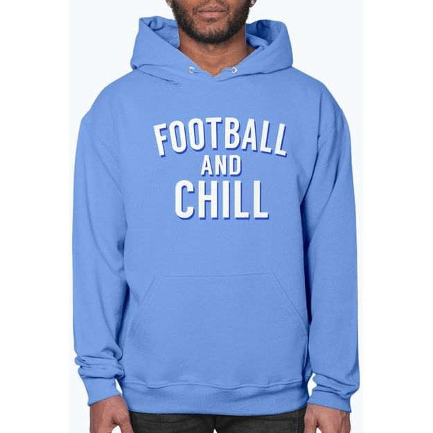 Football and Chill - Sports- Hoodie