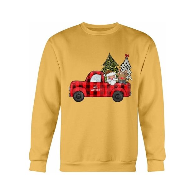 Christmas Santa Truck Sweatshirt