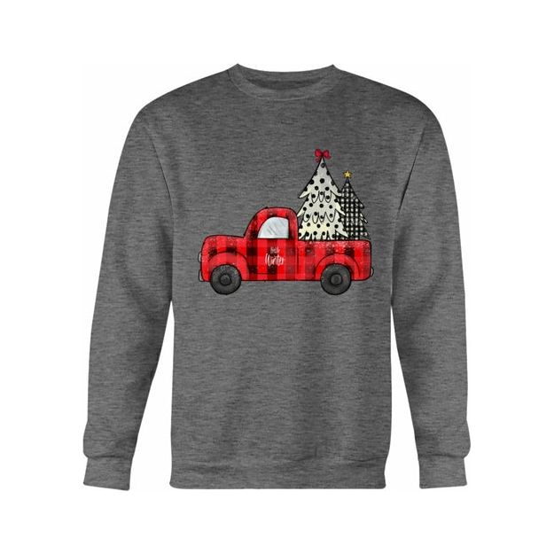 Christmas Tree Truck Sweatshirt