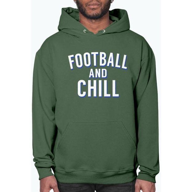 Football and Chill - Sports- Hoodie