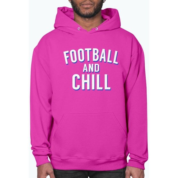 Football and Chill - Sports- Hoodie