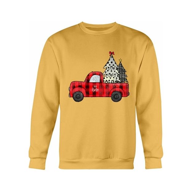 Christmas Tree Truck Sweatshirt