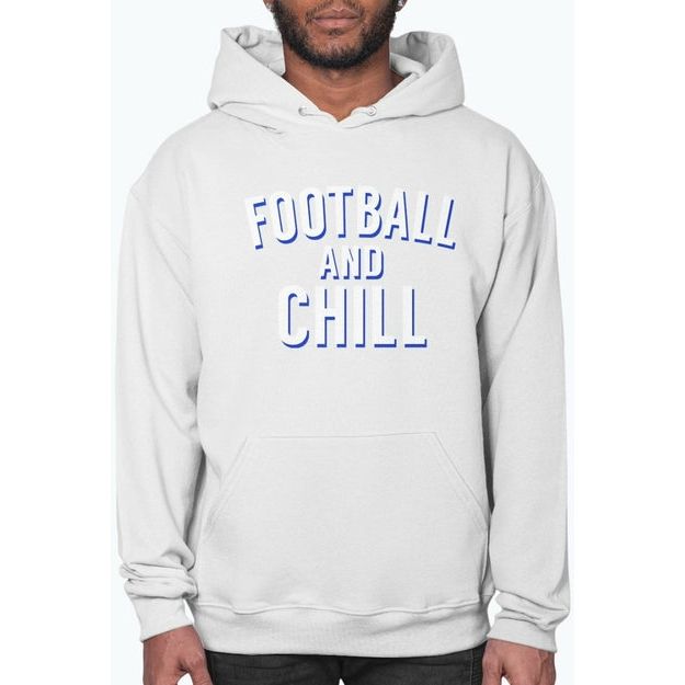 Football and Chill - Sports- Hoodie