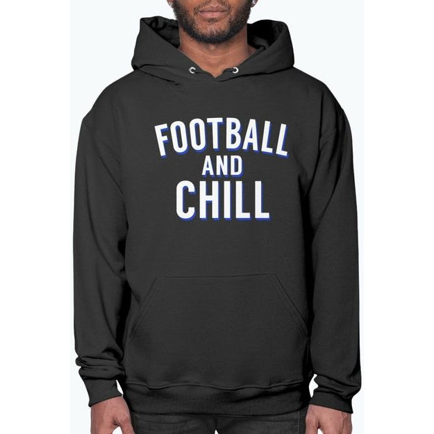 Football and Chill - Sports- Hoodie