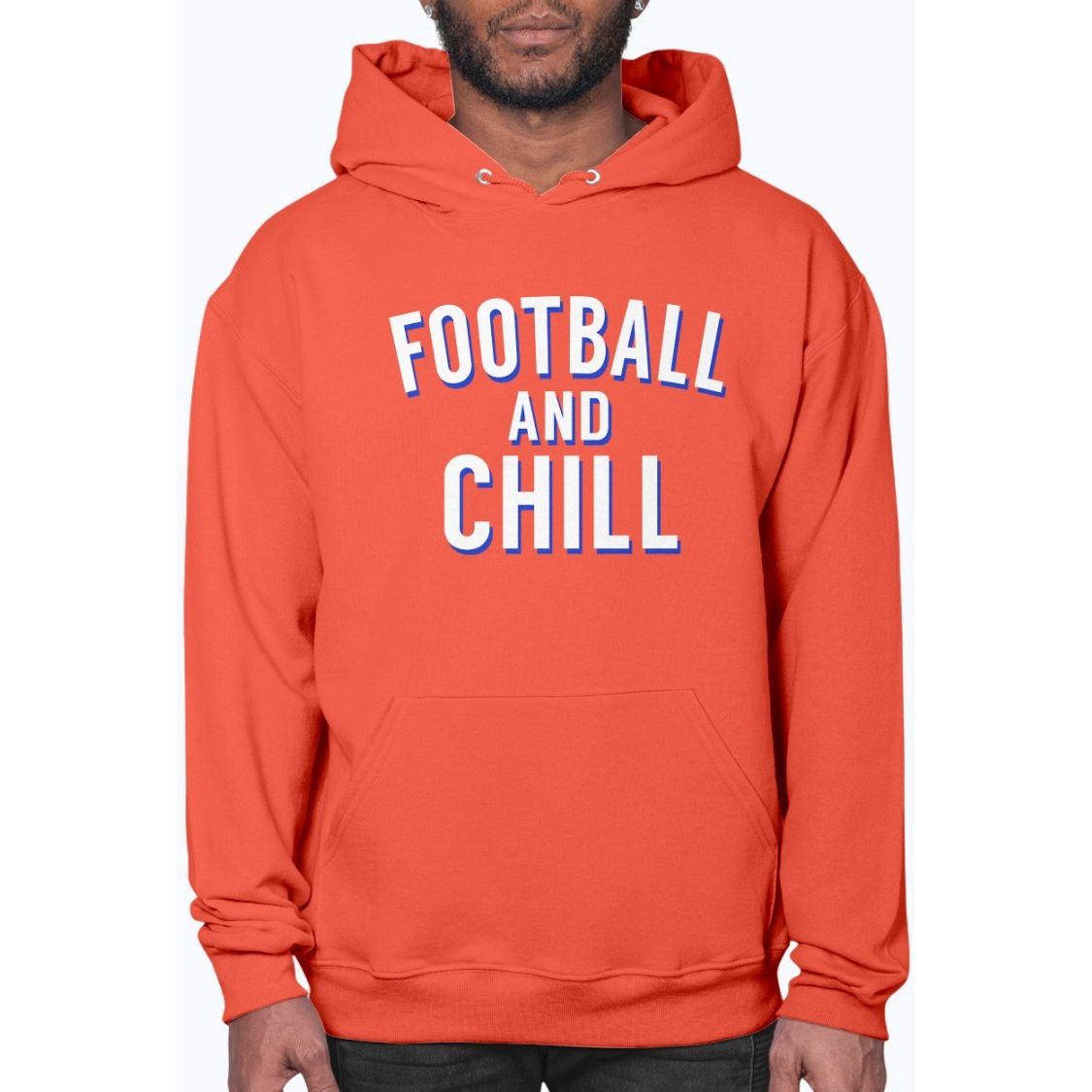 Football and Chill - Sports- Hoodie