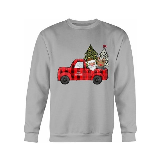 Christmas Santa Truck Sweatshirt