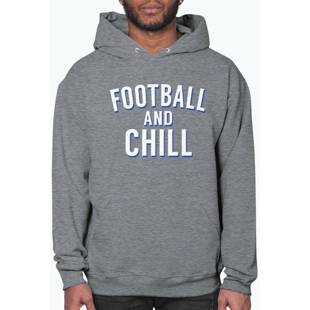 Football and Chill - Sports- Hoodie