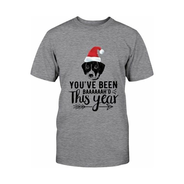 Je bent dit jaar gebaaaah'd Kerst T-shirt 