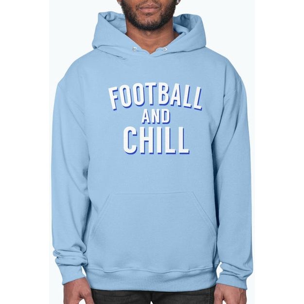 Football and Chill - Sports- Hoodie