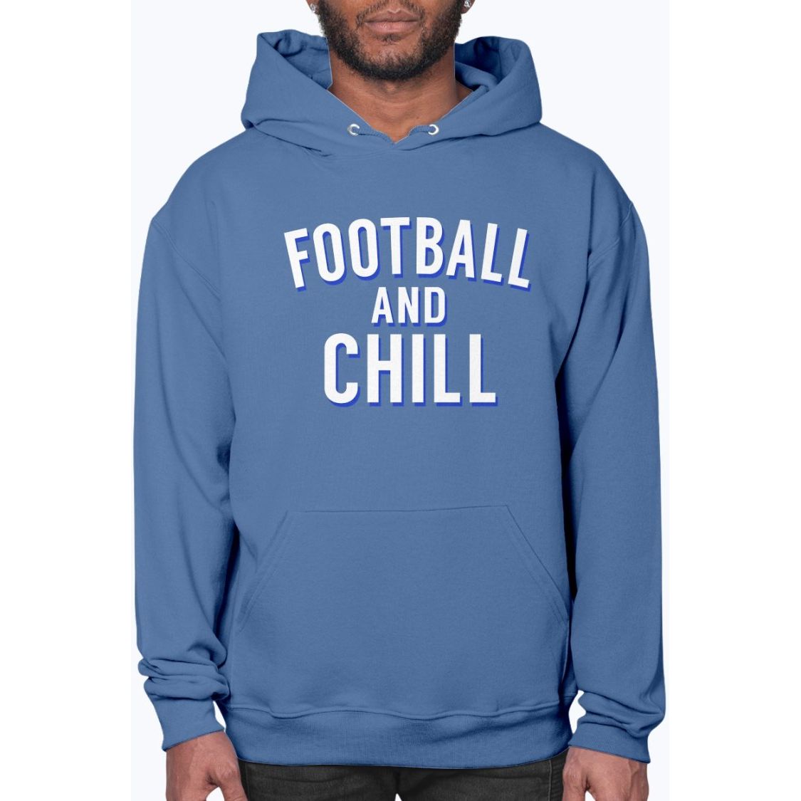 Football and Chill - Sports- Hoodie