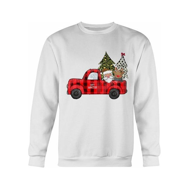 Christmas Santa Truck Sweatshirt