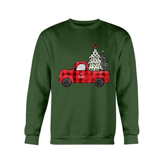 Christmas Tree Truck Sweatshirt